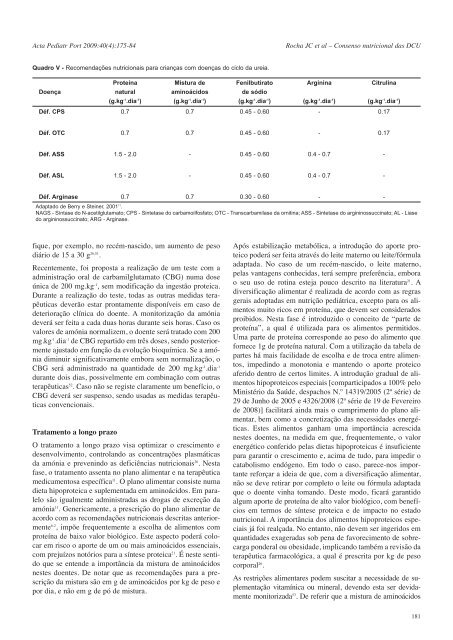 Acta Ped Vol 40 N 4:Acta Ped Vol 40 N 4 - Sociedade Portuguesa ...