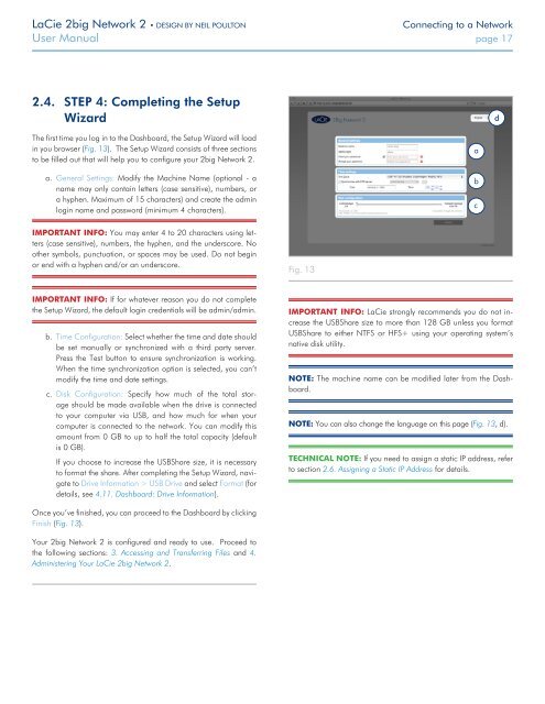 LaCie 2big Network 2 Hard Disk Manual - Tape Resources