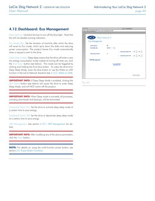 LaCie 2big Network 2 Hard Disk Manual - Tape Resources