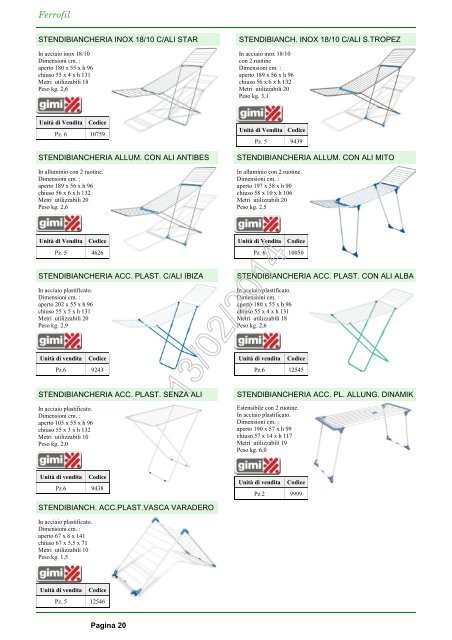 Catalogo Ferrofil 13/02/2014