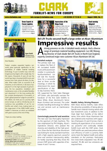 ForkliFt-News For europe - Forktruck Solutions Ltd.