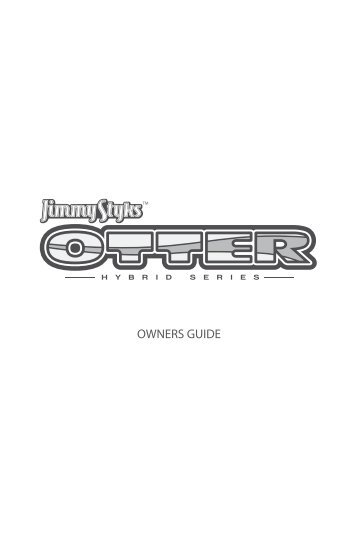 OWNERS GUIDE - jimmy styks™ stand up paddle boards