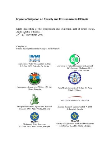 Table of Contents - International Water Management Institute