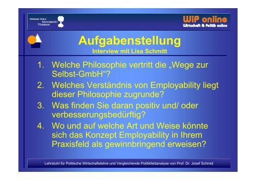 „Employability“ - pbnet - Netzwerk für Politik und Bildung