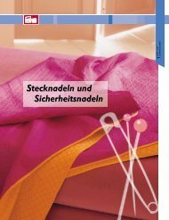 Stecknadeln und Sicherheitsnadeln - W Lange