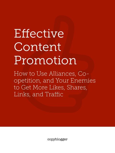 Effective Content Promotion