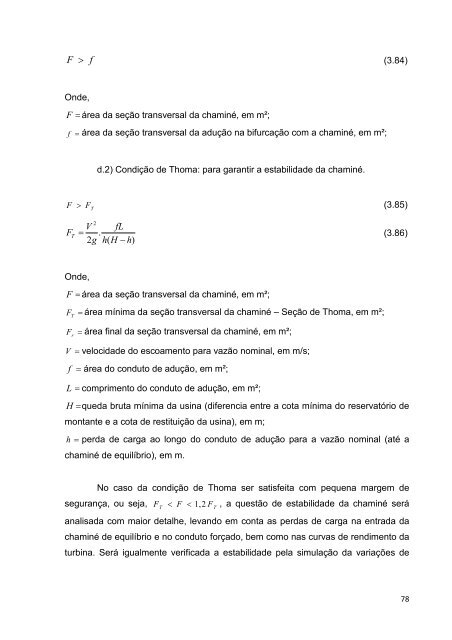 avaliaÃ§Ãµes numÃ©ricas de chaminÃ©s de equilÃ­brio - ppgerha ...