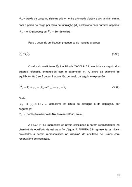 avaliaÃ§Ãµes numÃ©ricas de chaminÃ©s de equilÃ­brio - ppgerha ...