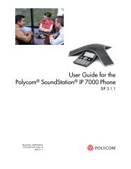 Polycom SoundStation IP 7000 User Guide - Best4Systems