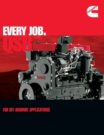 FOR OFF-HIGHWAY APPLICATIONS - Cummins Engines
