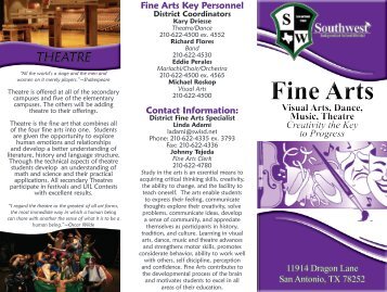 Fine Arts.pdf - Southwest ISD