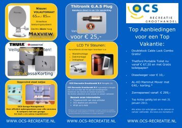 voor â¬ 25,- - OCS Recreatie Groothandel B.V.