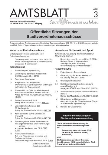 Amtsblatt Nr. 3_2014 S. 25 - 56 (pdf, 9.2 MB) - Frankfurt am Main
