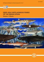 DEEP–SEA CARTILAGINOUS FISHES OF THE INDIAN OCEAN