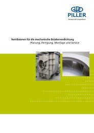 Mechanische BrÃ¼denverdichtung - Piller Industrieventilatoren GmbH