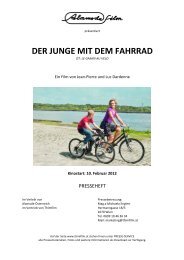 DER JUNGE MIT DEM FAHRRAD - Presseheft - Thimfilm