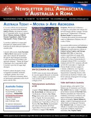 Newsletter 1 - Australian Embassy