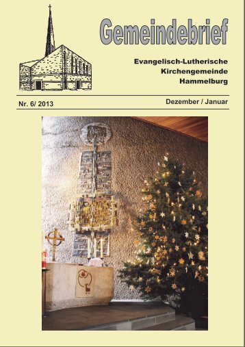 Aktueller Gemeindebrief als PDF - Evangelisch in Hammelburg