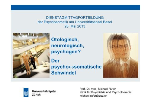 Vortrag - Psychosomatik Basel