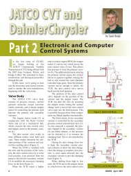 JATCO CVT and Daimlerchrysler Part 2