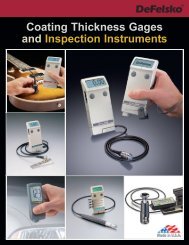 Coating Thickness Gage - DeFelsko Corporation