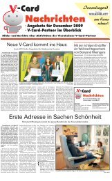 Nachrichten - Link zu den Seiten V-Card Viernheim-einen