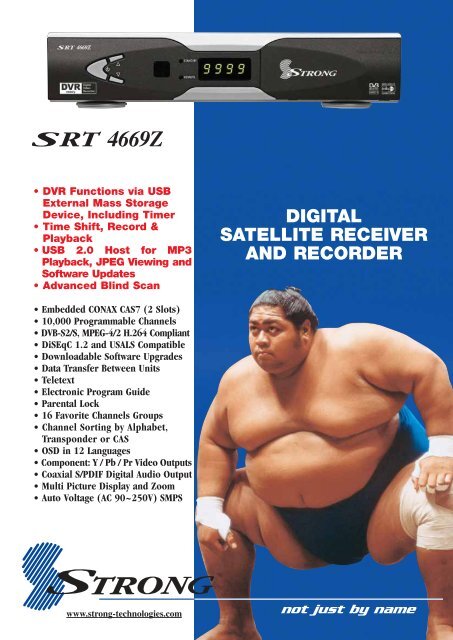 SRT 4669Z Brochure - Strong Technologies