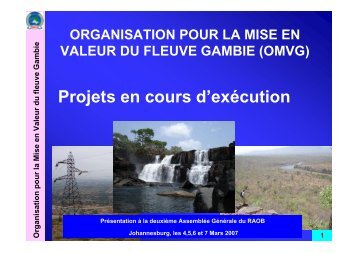 Organisation pour la Mise en Valeur du fleuve Gambie - INBO