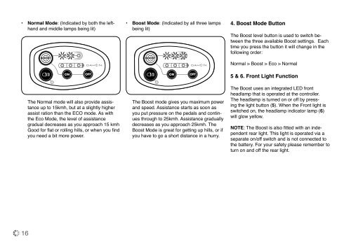 Dahon Boost OWNER'S MANUAL - NYCeWheels - Electric Bikes