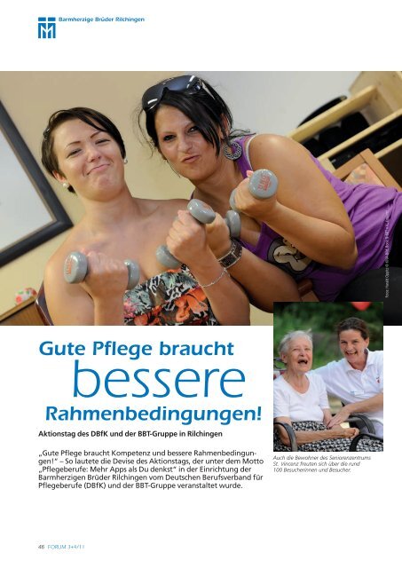 Aktionstag in Rilchingen: âGute Pflege braucht bessere Rahmen ...