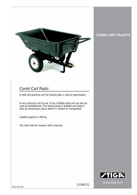 Combi Cart Plastic - Stiga.org