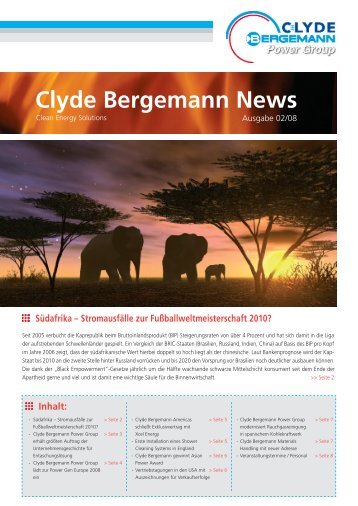 Clyde Bergemann News - Clyde Bergemann Gmbh
