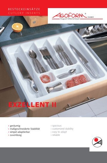 EXZELLENT II BesteckeinsÃ¤tze - agoform