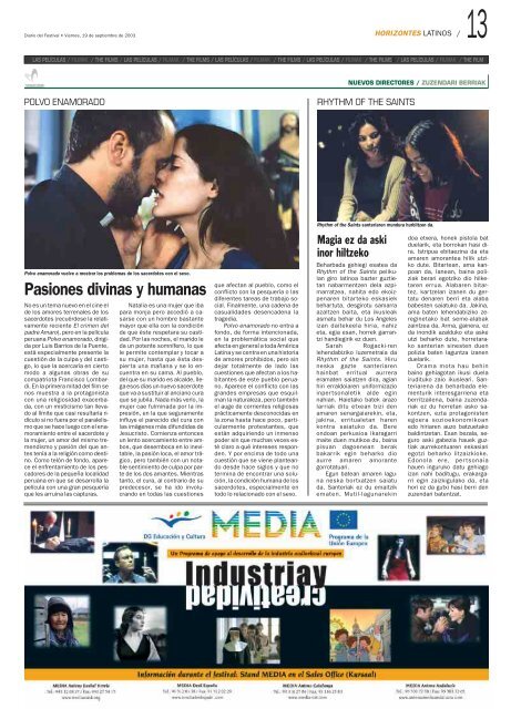 Descargar el diario en pdf - Festival Internacional de cine de San ...