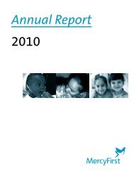 Annual Report 2010 - MercyFirst