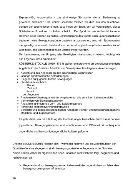 Wie viel Sozialarbeit kann der organisierte Sport leisten?