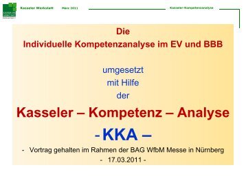 Kasseler Kompetenzanalyse - Klammer Schilp Partner