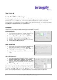 Workbench - Serendipity Software