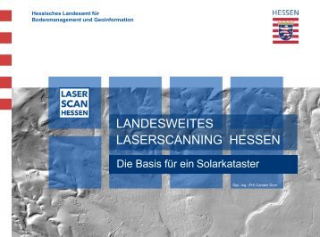 Landesweite Laserscanbefliegung in Hessen - SUN-AREA