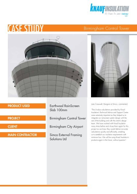 CASE STUDY - Knauf Insulation