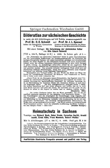 Bilderatlas zur sächsischen Geschichte Heimatschutz in ... - Springer