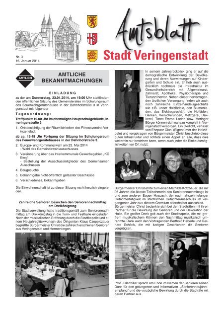 Amtsblatt KW 3 - Veringenstadt