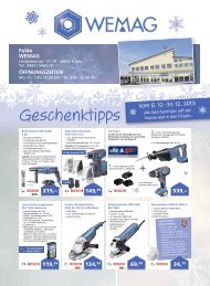 Messezeitung 9. Werkzeug und Maschinen Messe - Wemag