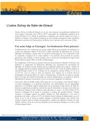 L'usine Solvay de Salin-de-Giraud - Patrimoine de la ville d'Arles