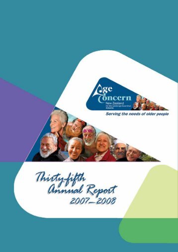 National President's Report - Age Concern New Zealand