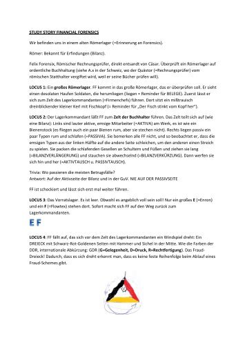 study story financial forensics 2 - Fort Vinci
