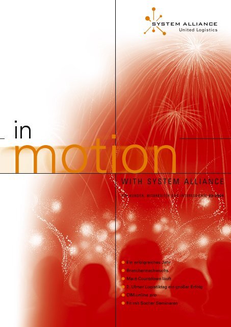 INMOTION - Ausgabe 02-B.indd - System Alliance