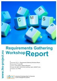 Requirements Gathering Workshop Report PDF - IKS