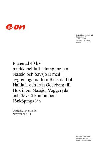 SamrÃ¥dsunderlag - E-on