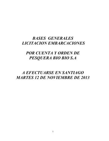 BASES GENERALES - Gestion de Activos